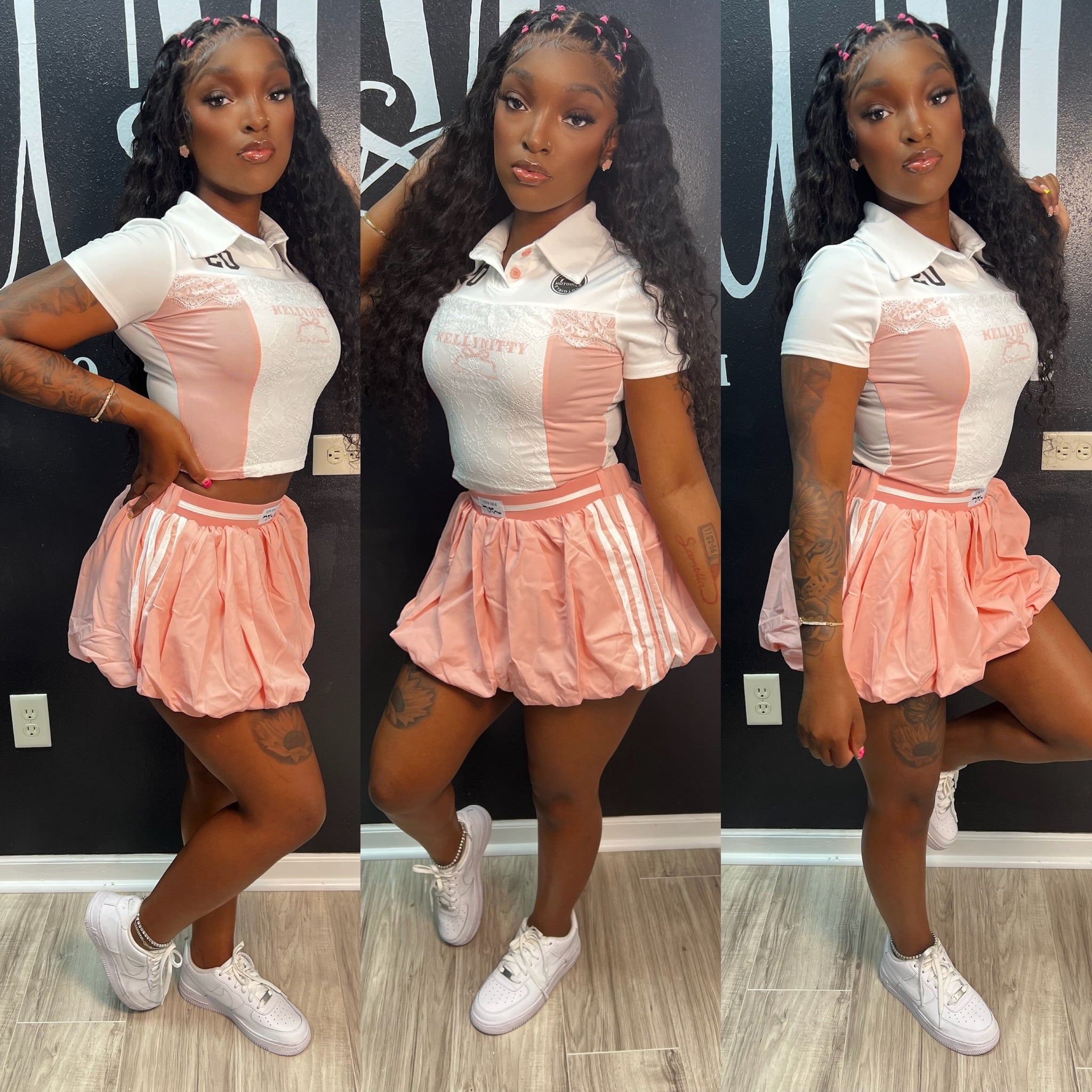 Bubble skirt set