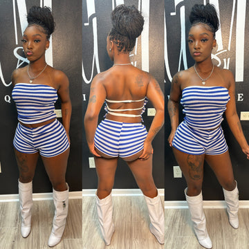 Knitted stripes set